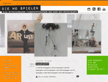 Tablet Screenshot of die-wo-spielen.de